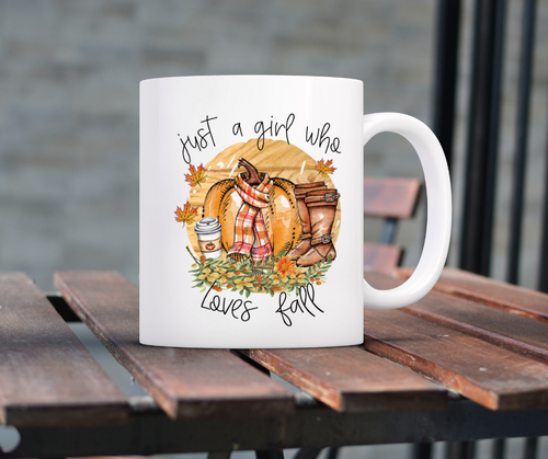 Just a girl who loves Fall Mug