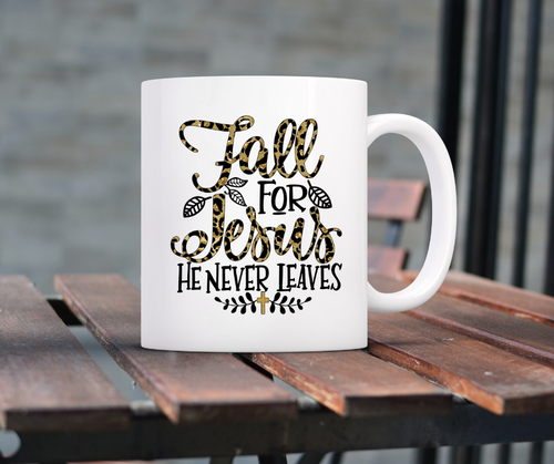 Fall for Jesus Mug