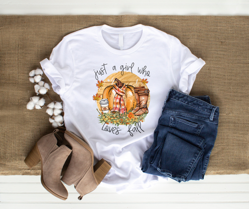 Just a girl who loves Fall T-Shirt