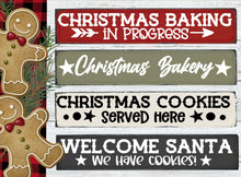 Load image into Gallery viewer, DIY Christmas Wood Sign Kits 6 x 24 - Choose Your Stencil