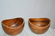 Load image into Gallery viewer, Set of 2 Wood Bowls