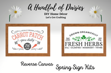 Load image into Gallery viewer, Spring Canvas Sign Kits